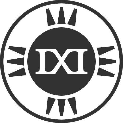 Fictional Brand Logo Ixi Variant D