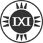 Fictional Brand Logo Ixi Variant D