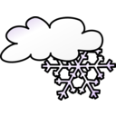 download Weather Symbols Snow Storm clipart image with 90 hue color