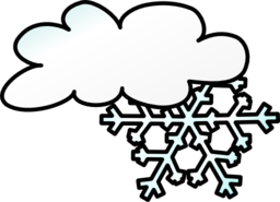 Weather Symbols Snow Storm