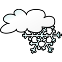 Weather Symbols Snow Storm