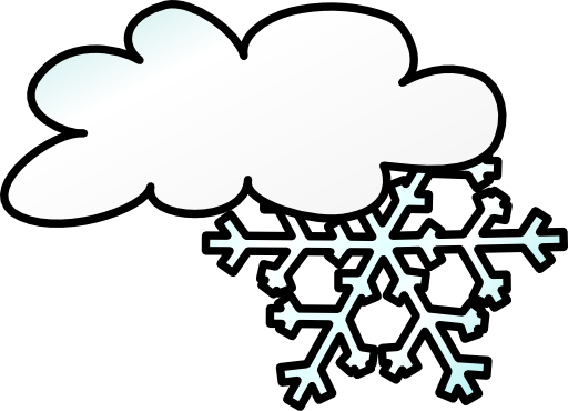 Weather Symbols Snow Storm