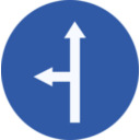 download Indian Road Sign Ahead Or Turn Left clipart image with 0 hue color