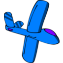 download Green Cartoon Glider clipart image with 90 hue color