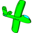 Green Cartoon Glider