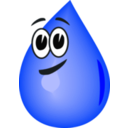 download Oil Droplet clipart image with 180 hue color