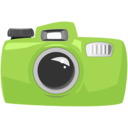 download Cartoon Camera clipart image with 225 hue color
