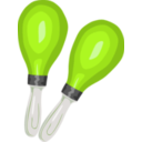 download Maracas clipart image with 45 hue color