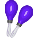 download Maracas clipart image with 225 hue color