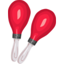 download Maracas clipart image with 315 hue color