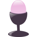 download Egg With Egg Holder clipart image with 270 hue color