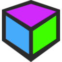 download 3d Cube Icon clipart image with 90 hue color