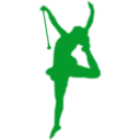 download Baton Twirler Silhouette clipart image with 45 hue color