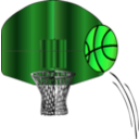 download Basketball clipart image with 90 hue color