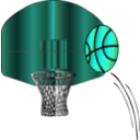 download Basketball clipart image with 135 hue color