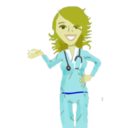 download Licensed Practical Nurse clipart image with 45 hue color