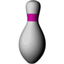 download Bowling Duckpin clipart image with 315 hue color