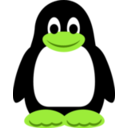 download Tux The Penguin clipart image with 45 hue color