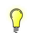 download Lightbulb Bright clipart image with 0 hue color