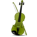 download Violin clipart image with 45 hue color