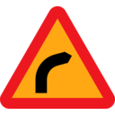 Dangerous Bend Bend To Right