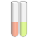 download Test Tubes Open clipart image with 135 hue color
