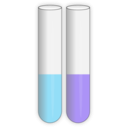 download Test Tubes Open clipart image with 315 hue color