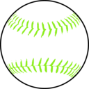 download Softball clipart image with 90 hue color