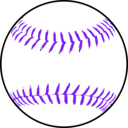 download Softball clipart image with 270 hue color