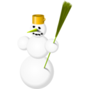 download Snowman 2 clipart image with 45 hue color
