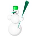 download Snowman 2 clipart image with 135 hue color