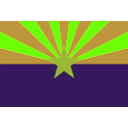 download Arizona State Flag clipart image with 45 hue color