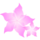 download Pink Flower clipart image with 315 hue color