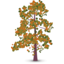 download Albero clipart image with 315 hue color