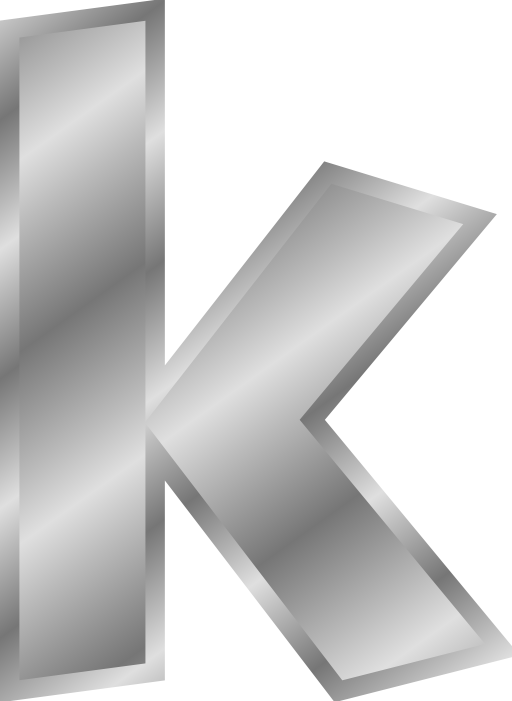 Effect Letters Alphabet Silver
