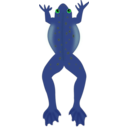 download Frog clipart image with 90 hue color