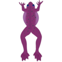 download Frog clipart image with 180 hue color