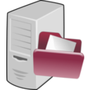 download File Server clipart image with 135 hue color
