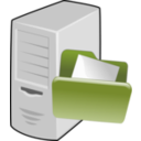 download File Server clipart image with 225 hue color