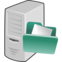 download File Server clipart image with 315 hue color