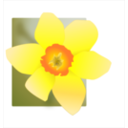 download Daffodil clipart image with 0 hue color