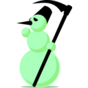 download Snowman Emo By Rones clipart image with 180 hue color
