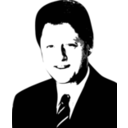 download Bill Clinton clipart image with 0 hue color