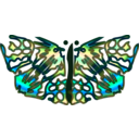 download Butterfly clipart image with 90 hue color