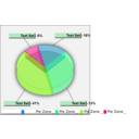 download 3d Pie Chart clipart image with 90 hue color
