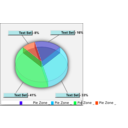 download 3d Pie Chart clipart image with 135 hue color
