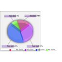 download 3d Pie Chart clipart image with 225 hue color