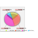 download 3d Pie Chart clipart image with 315 hue color