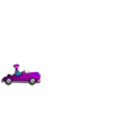 download Little Frankenstein Driver clipart image with 180 hue color
