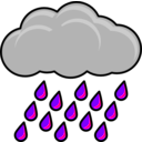 download Raincloud clipart image with 90 hue color